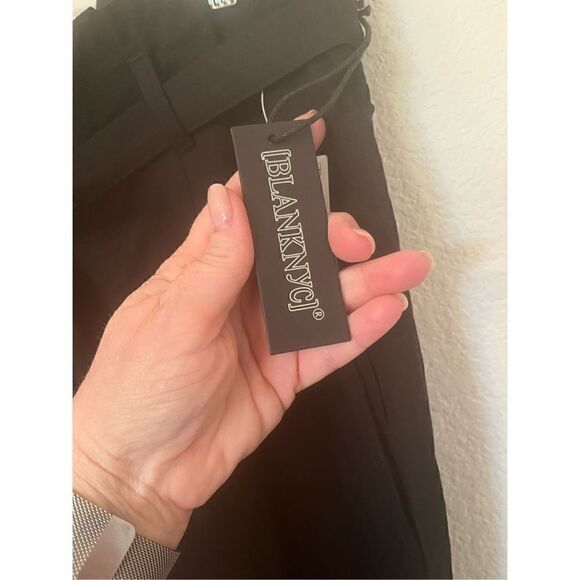 NWT - Blank NYC Linen Rayon Wide Leg Pleated Belted Pants - Picture 5 of 8